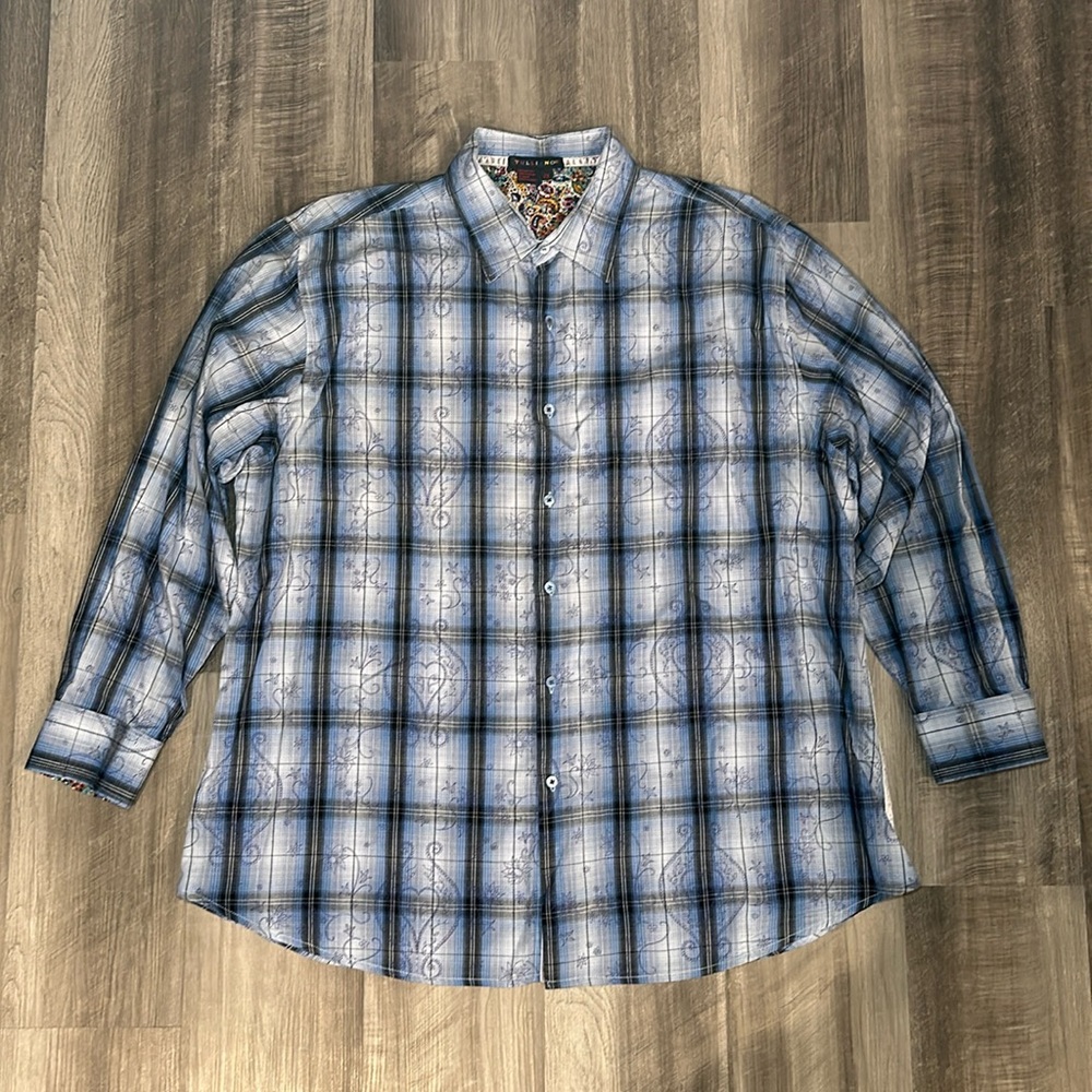 Tulliano Long Sleeve Button Down Top - 2X